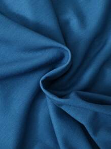 SHEIN 小男童熱帶圖案背心上衣 - 藍色 - 查看 5