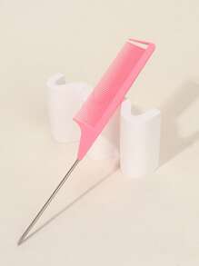 1 chiếc lược chải tóc đuôi chuột, lược, lược chải tóc, lược chải cạnh, lược chải tóc, lược chải tóc, lược chải tóc, lược gỡ rối, lược chải đầu tròn, lược chải tóc mini, bộ lược chải tóc, lược gỗ - Hồng - Xem 2