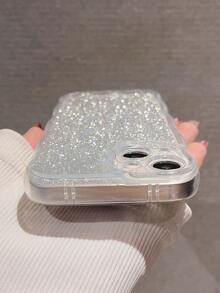 Funda para móvil brillante - Plateado - Ver 3