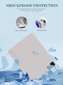 Etui ochronne na tablet z płaskim gniazdem na ołówek w jednolitym kolorze, kompatybilne z iPadami Mini4/Mini5/Mini6/Mini7/Air/Air2/9,7/10,2/10,5/Air4/Air5/Pro11 cali/10. generacji/Air 11 cali (M2)-2024/Air 13 cali (M2)-2024/Pro11 cali (M4)-2024/Pro13 cali (M4)-2024/IPad Air 13 (M3 2025)/IPad Air 11 cali (M3) 2025/IPad (A16) 11 cali 11. generacji modele 2025, miękka powłoka z TPU, miękka ochrona narożników, gniazdo na ołówek po lewej stronie, nie można ładować bezpośrednio w gnieździe na ołówek, należy wyjąć w celu naładowania, lekka, smukła konstrukcja zapewniająca wygodę podróżowania, może mieć delikatne przebarwienia Różnica