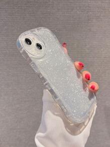 Ốp điện thoại bong bóng trong suốt đơn giản tương thích với iPhone 16 Pro Max / 16 / 16 Pro / 16 Plus / 15 / 15 Pro Max / 15 Pro / 15 Plus / 11 / 12 / 13 / 14 Pro Max / XS / XR / 11 Pro / 11 Pro Max / 12 Pro / 12 Pro Max / 13 Pro / 13 Pro Max / 7 Plus / 14 Pro / 14 Pro Max / 14 Plus / 7 Plus / 8 Plus / 8 / SE2 Ốp mềm thiết kế tối giản - Bạc - Xem 4