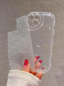 Ốp điện thoại bong bóng trong suốt đơn giản tương thích với iPhone 16 Pro Max / 16 / 16 Pro / 16 Plus / 15 / 15 Pro Max / 15 Pro / 15 Plus / 11 / 12 / 13 / 14 Pro Max / XS / XR / 11 Pro / 11 Pro Max / 12 Pro / 12 Pro Max / 13 Pro / 13 Pro Max / 7 Plus / 14 Pro / 14 Pro Max / 14 Plus / 7 Plus / 8 Plus / 8 / SE2 Ốp mềm thiết kế tối giản - Bạc - Xem 6