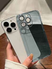 透明手機殼相容 iPhone 15/15Pro/15Plus/15Promax - 黑色 - 查看 2