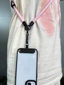 極簡防摔手機掛繩 - 粉色 - 查看 2