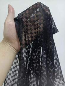 Hollow Out Fishnet Cover Up Pants - Black - View 6