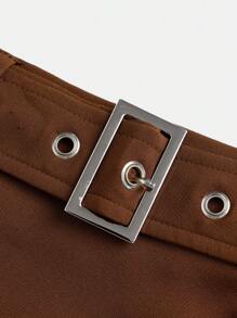 SHEIN Teen Girls Butterfly Print Tank Top & Pleated Skirt - Multicolor - View 6