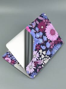 1套花朵印花筆記本電腦保護貼 - 彩色 - 查看 2
