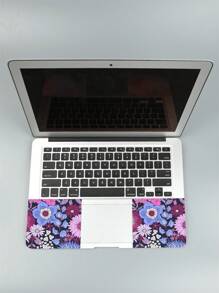 1套花朵印花筆記本電腦保護貼 - 彩色 - 查看 5
