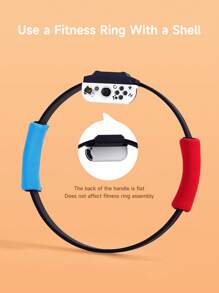 1入組防摔貓印花保護殼適用於SwitchOLED屏幕