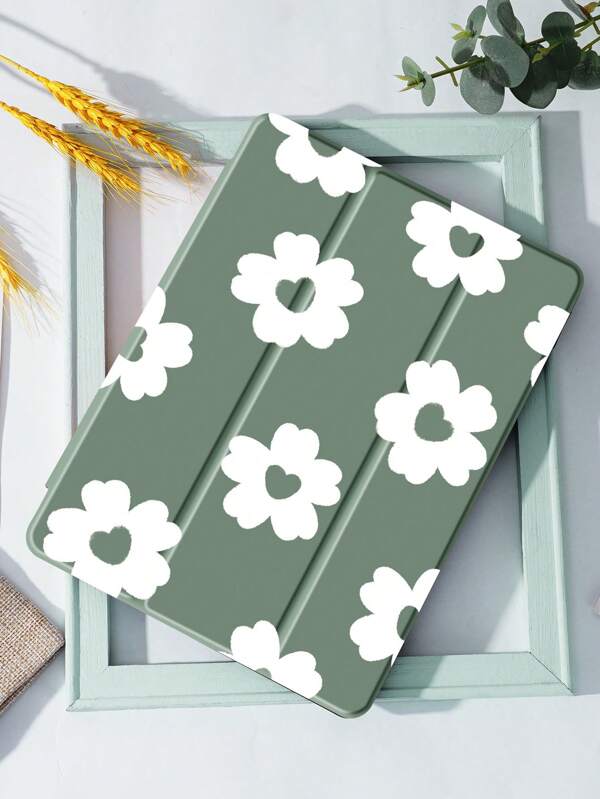 Flower Print Case Antifall Compatible With iPad SHEIN USA