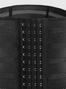 Plus Hook And Eye Waist Trainer - Black - View 5