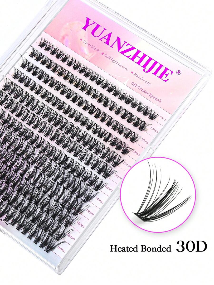 Premade Fan Lash Extension Heat Bonded Cluster Lashes Makeup Individual