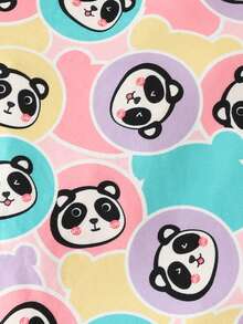 SHEIN Tops em bé Hoạt hình Tất cả trên in - Nhiều màu - Xem 5