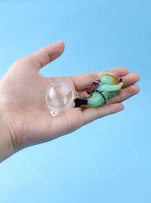 1pc Random Color Night Glowing Diver Shaped Floating Ball For Aquarium Decoration