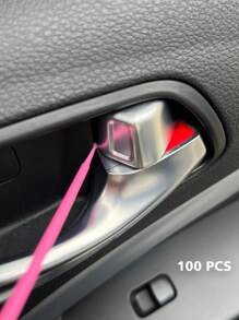 100入組多功能汽車出風口清潔 - 粉色 - 查看 1