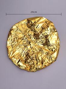 染髮帽，1入組金色錫紙帽適合脫毛帽，烤油帽乾濕發帽子適合燙髮 - 金色 - 查看 8