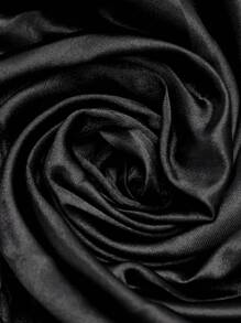 Hair Cap,1Pc Hair Care Sleep Satin Bonnet With Strap Nightcap Hair Care Cap Beauty Salon Hat Chemotherapy Cap Wash Cap - Black - View 4