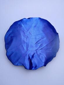 發帽，1入組彈力緞面護髮帽時尚彈力護髮帽緞面洗漱帽