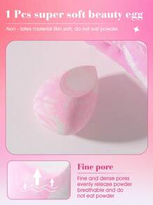 1 件化妆海绵用于面部化妆 + 1 件发带用于固定头发、化妆、便宜、房间装饰、梳妆台、旅行、卧室、化妆配件、粉扑、化妆搅拌器、粉扑、化妆海绵 - 彩色 - 查看 6