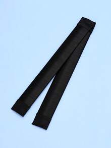 充分捲髮器滾輪,髮髻工具,1入組黑色拍打帶,頭髮編織工具 - 黑色 - 查看 5