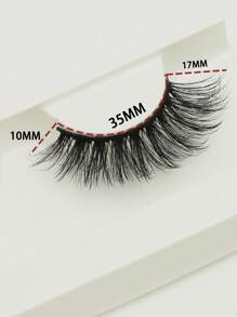 AYRMILLA 5 Pairs False Eyelashes, Natural Fluffy Soft 3D Mink Lashes, Extra Long Multilayer Lashes, Short Thick False Lashes, Loose Makeup Products Suitable For Wedding, Party, Nightclub, Daily Work, Meeting, Etc. Comfortable To Wear, Handmade Lashes, Flared Ends, Elongate Eye Shape, Natural & Realistic, Full Strip Lashes, Long-Lasting & Thick, Popular Makeup Tool, Complete False Eyelash Set - Black - View 3