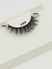 AYRMILLA 5 Pairs Natural Fluffy Soft 3D Thick Mink Hair False Eyelashes, Lengthening Multilayer Lashes, Short Thick Fake Eyelashes, Makeup Set For Wedding Party, Nightclub, Daily Work, Comfortable Wear, Natural Look, Handmade Lashes, Flirty Lashes, Elongate Eyes, Realistic, Full Strip Lashes, Long Lasting Density, Popular Makeup Tools, Full Set Eyelash Extension Kit, Strip Eyelashes - Black - View 2