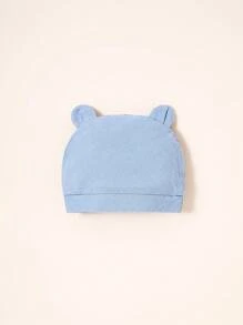 SHEIN 男嬰卡通圖案連體衣和短褲和帽