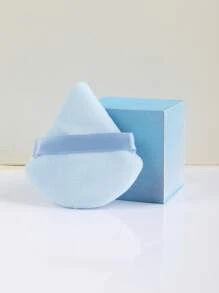 Bông phấn trang điểm , 1 Miếng Ánh sáng Xanh Cái quạt Siêu Bột Puff Phấn phủ dạng bột Trang điểm Applicator Mỹ phẩm Bọt biển Trang điểm Máy xay - Màu xanh nhạt - Xem 1