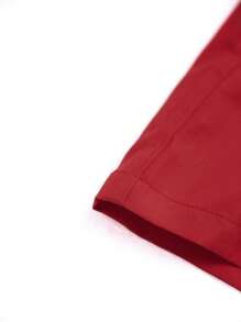 Manfinity RSRT Men Graphic Print Shirt & Shorts Set, Cozy Outfits - Red and White - View 7