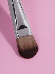 MAANGE 1pc Professional Foundation Brush,Facial Mask Brush,Makeup Tools With Soft Fiber For Easy Carrying,Brush For Travel,Foundation Brush,Concealer Brush,Blush Brush,Contour Brush,Blush Brush,Bronzer Brush,Powder Brush,Foundation Brush,Blush Brush - Brown - View 5