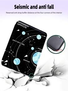 星空圖案PU皮革保護套適用於iPad - 彩色 - 查看 6