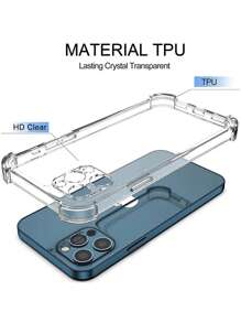 Anti-fall Clear Phone Case - Clear - View 3