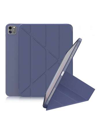 素色PU皮革保護套適用於iPad