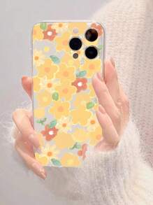 Floral Print Phone Case - Multicolor - View 1