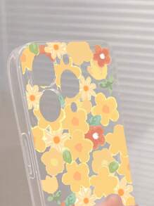 Floral Print Phone Case - Multicolor - View 3