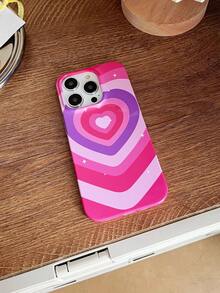 Vỏ điện thoại họa tiết trái tim - Nhiều màu - Xem 3