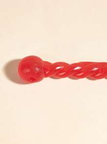 1 件/2 件宠物咀嚼玩具，防咬拼图扭动玩具，适合狗狗 - 紅色 - 查看 4