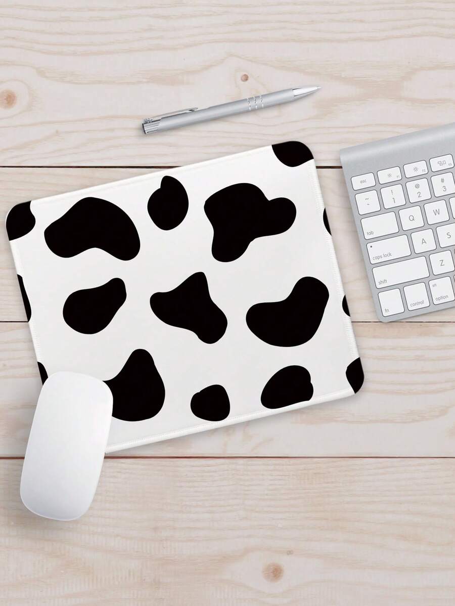 1 tấm lót chuột cao su in hình con bò - Nhiều màu - Xem 1