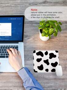 1 tấm lót chuột cao su in hình con bò - Nhiều màu - Xem 5