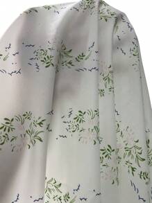 Breezaya 碎花泡泡袖連衣裙 - 白色 - 查看 7