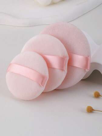 Makeup Puff, 3pcs Makeup Puff Set Round Dry Powder Puff Cosmetic Sponge Makeup Blender,Makeup,Cheap,Room Decor,Vanity,Travel,Bedroom,Makeup Accessories,Puff,Makeup Blender,Powder Puff,Makeup Sponge,Cheap,Stocking Stuffers,Makeup,Makeup Tools,Cheap Stuff,Gifts,Gifts For Women,Christmas Gifts