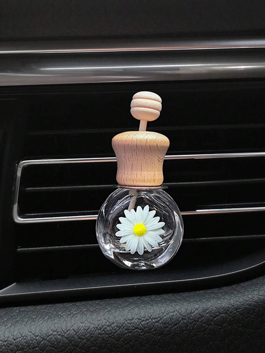 花朵裝飾香水瓶設計汽車出風口裝飾品 - 彩色 - 查看 1