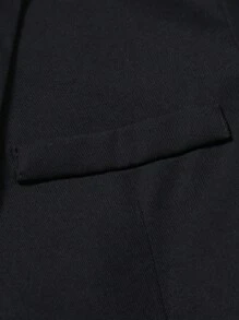 Manfinity 單釦西裝外套 - 黑色 - 查看 5