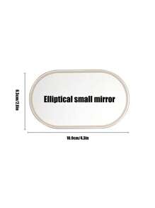 1入組多用途橢圓形車輔助後視圖鏡子 - 無色 - 查看 3