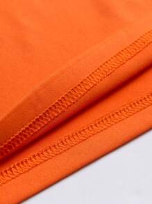 Manfinity LEGND Men Slogan Graphic Tee - Burnt Orange - View 6