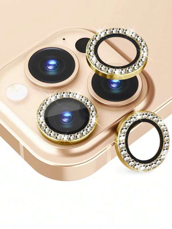 3pcs Apple Diamond Eye Of Hawk Tempered Glass Screen Protector