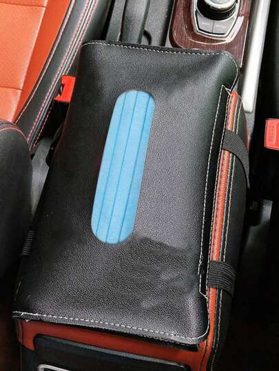 1 pieza Bolsa de almacenamiento de mascarilla de coche