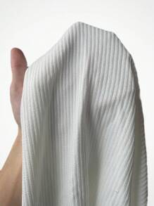 SHEIN Privé 前扭結短款背心 - 白色 - 查看 7