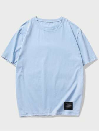 للشباب تي شيرت مرقع امامي