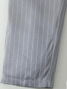 SHEIN Boys Vertical Striped Waistcoat & Pants & Shirt Set - Multicolor - View 6